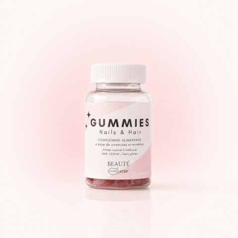 Gummies pousse cheveux ongles
